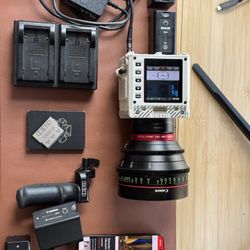 Komodo Red storm trooper, canon R3, canon cinema prime 24