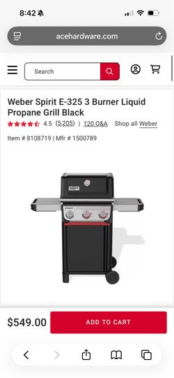 Weber Spirit Grill