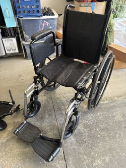 Small Wheelchair with Attachments