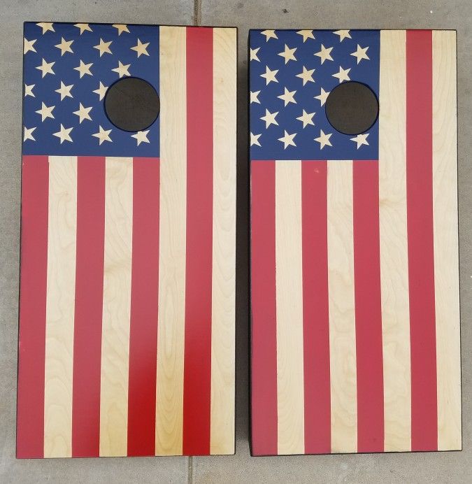 Custom Hand Painted Cornhole Boards for Sale in Arlington, TX - OfferUp