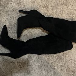 Black Heeled Boots