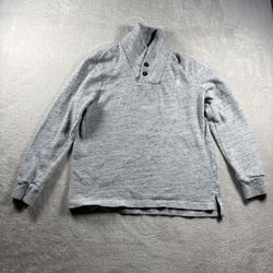 G-Star Raw Original Men’s L Gray Hunt Shawl Collar Knit Sweater#1771