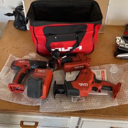 Brand New 12v Hilti Set