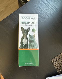 Pet hemp oil