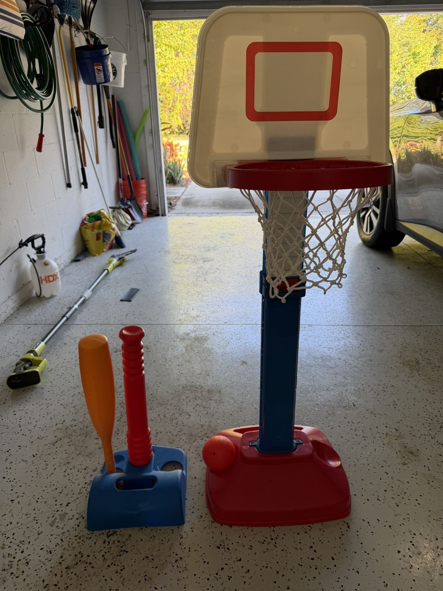 Fisher Price Tee Ball and Basketball Set
