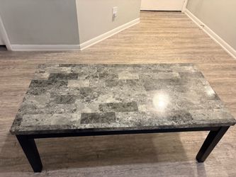 Faux marble Table set