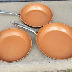 3 Frying Pans