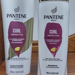 Pantene Curl Perfection Shampoo Conditioner (New)