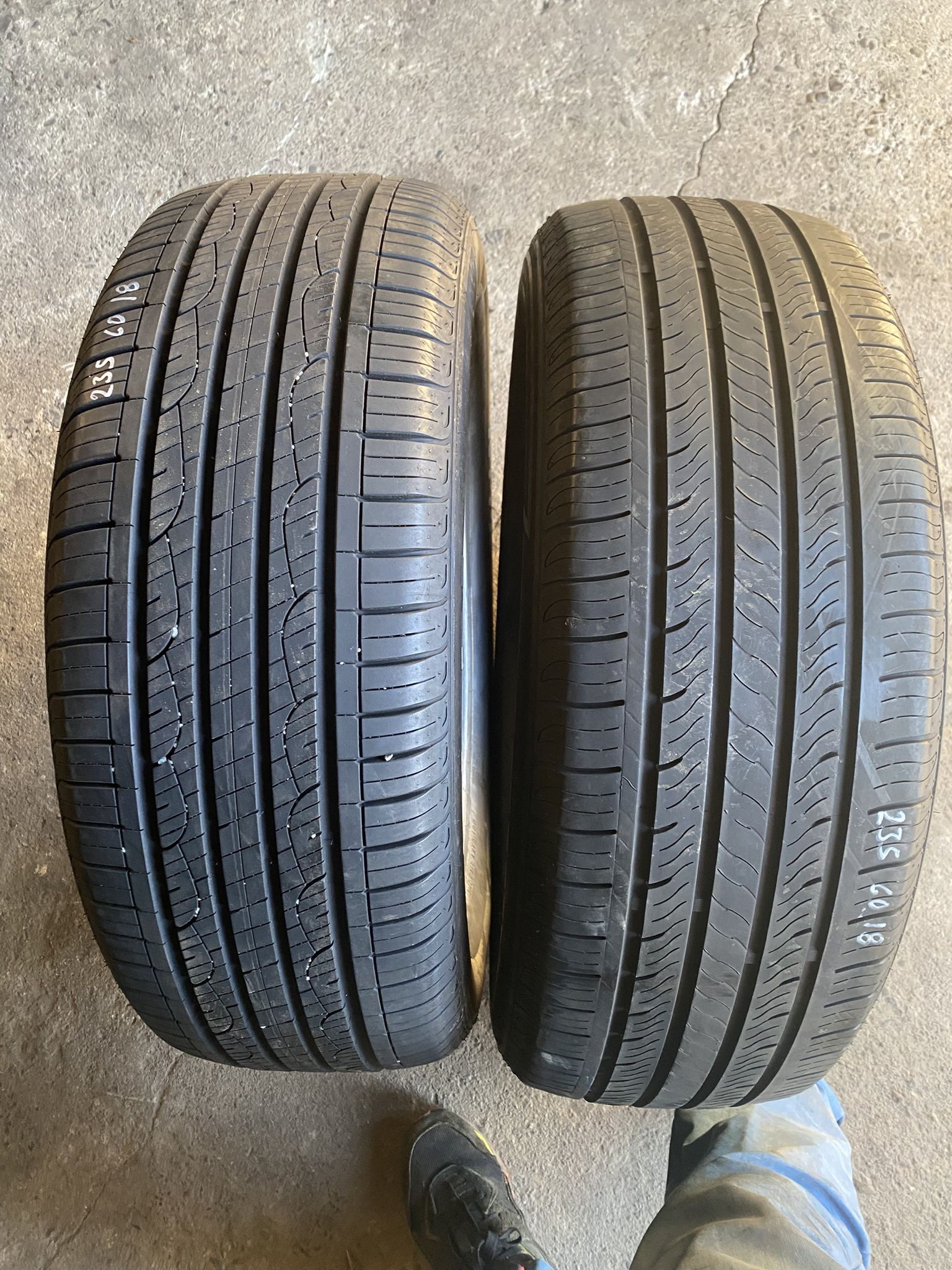 2 Tires 235 60 18