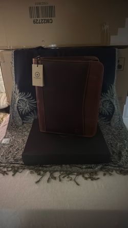 Vittoria Leather Organizer - Walnut Brown