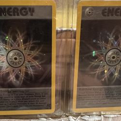 (2)ENERGY RAINBOW Pokemon Cards 17/82