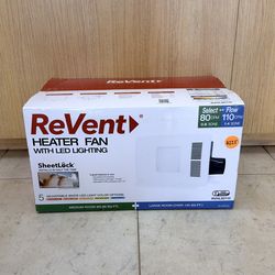 REVENT HEATER FAN WITH LED LIGHTING