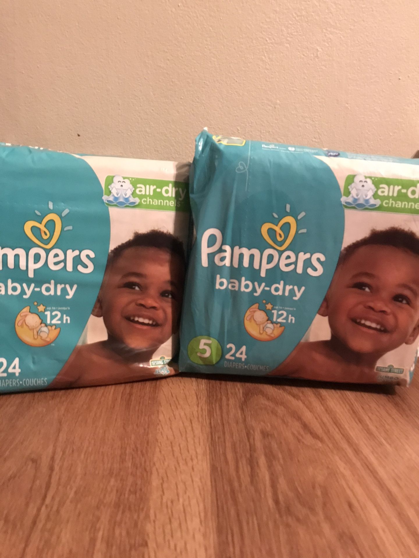 Pamper diapers