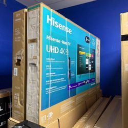 75” Hisense Roku R6 Smart Roku Tv 