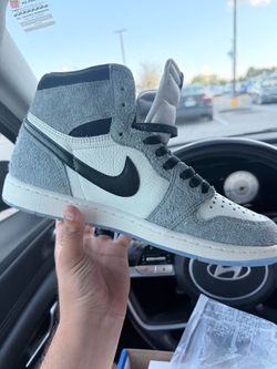 Air Jordan 1 High Grey Suede Sneaker