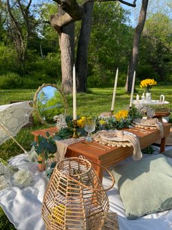 Picnic tables