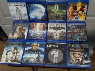 Blu-rays Sci-fi , outer space, alien movies $3 ea or 4 for $10