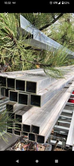 NEW 6061 Aluminum Square Tubing 2" -- ACCEPTING CREDIT CARDS