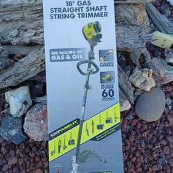 4 Cycle Gas Ryobi Attachment Capable Straight Shaft Trimmer NEW