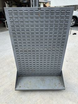 Global Industrial Mobile Double Sided Rack