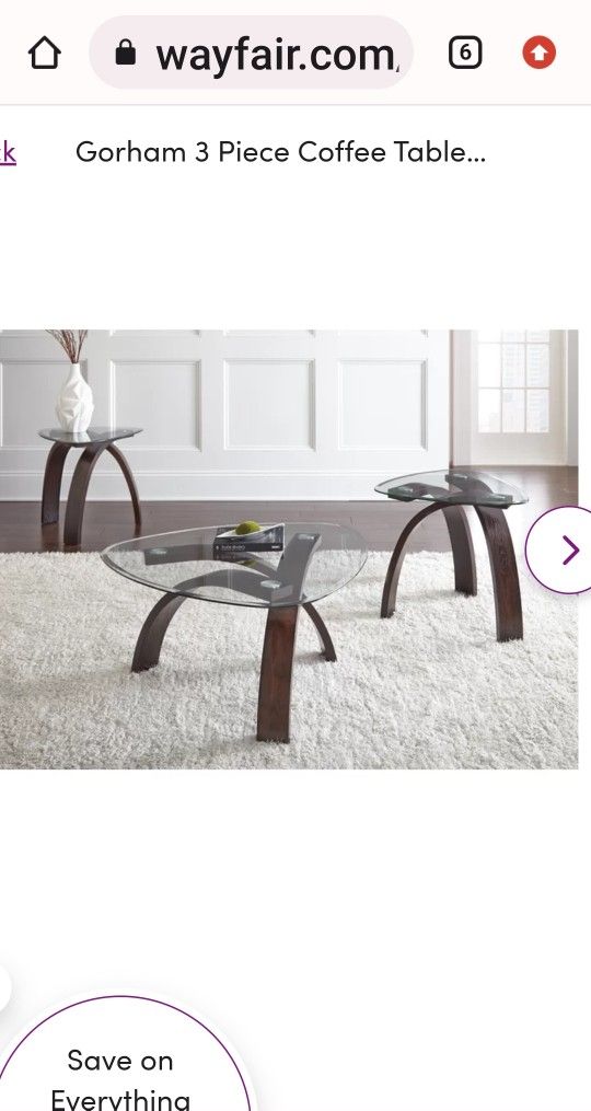 Mid Century Coffee Table Set