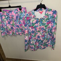 Women’s Size Large Lilly Pulitzer Skort & Top
