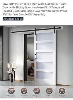 Glass Sliding Barn Door