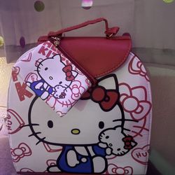 Hello Kitty Large Convertible Backpack 