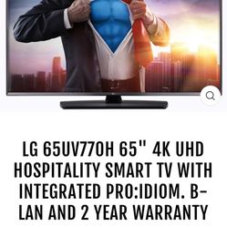 65 LG TV  4k UHD 