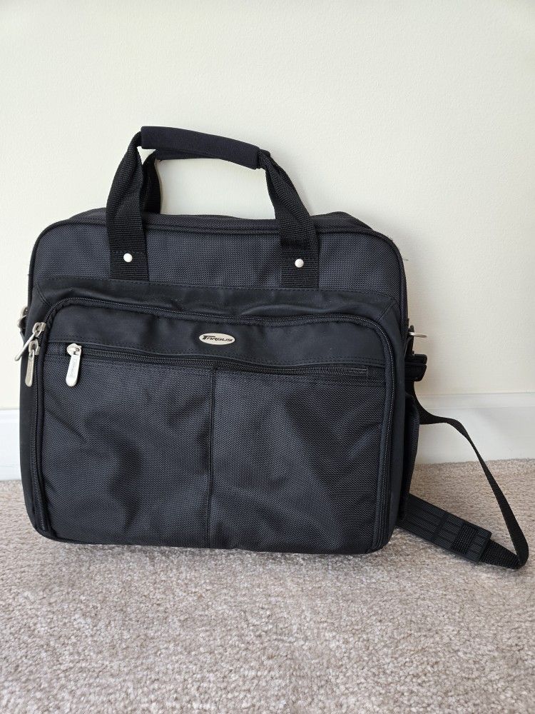 Targus Black Laptop Briefcase/Messenger Bag
