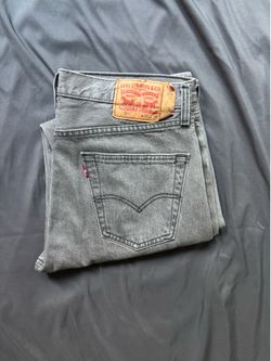 Grey Levis 501 Jeans