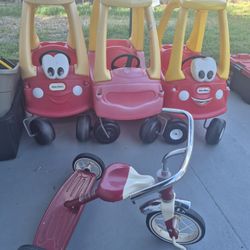 Little Tikes Car And Radio Flyer 