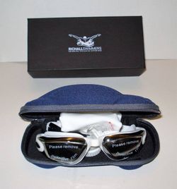 RICHALL Kids Unisex SWIMMERS Goggles & Swimming Cap w/Case, White