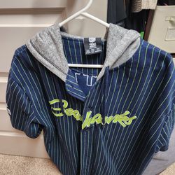 Womens Seattle Seahawks Medium Sleeve Hooded Sweatshirt Xl