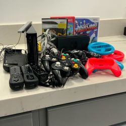 Wii Console Plus Games &  Accessories, and Nintendo Switch Accessories 
