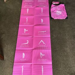 Yoga Mat With Poses