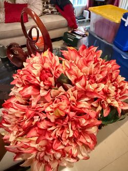 Artificial Dahlia Bouquets – Set of 3 ✨