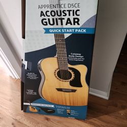 Acoustic Guitar And Stand
