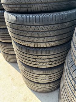 255/45r20 Continental tires en excelentes condiciones de vida las 4