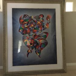 Anatole Krasnyansky Signed Rapture 2 II Serigraph Framed And Ready To Hang