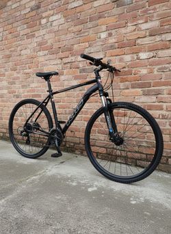 NEW XL KHS ULTRASPORT 2.0 MATTE BLACK 16 SPEED DUAL SPORT GRAVEL HYBRID BIKE