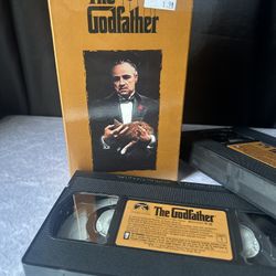 The GODFATHER VHS Tape set 