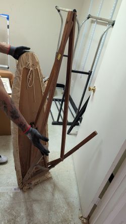 Vintage folding ironing board