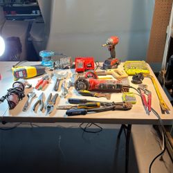 Power Tools Lot – Milwaukee, Makita, DeWalt + Drill, Grinder, Heat Gun & More
