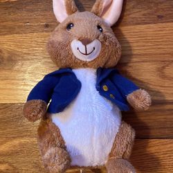Peter Rabbit Kohl’s Cares 2021 Stuffed Animal Rabbit Blue Jacket Plush 11”