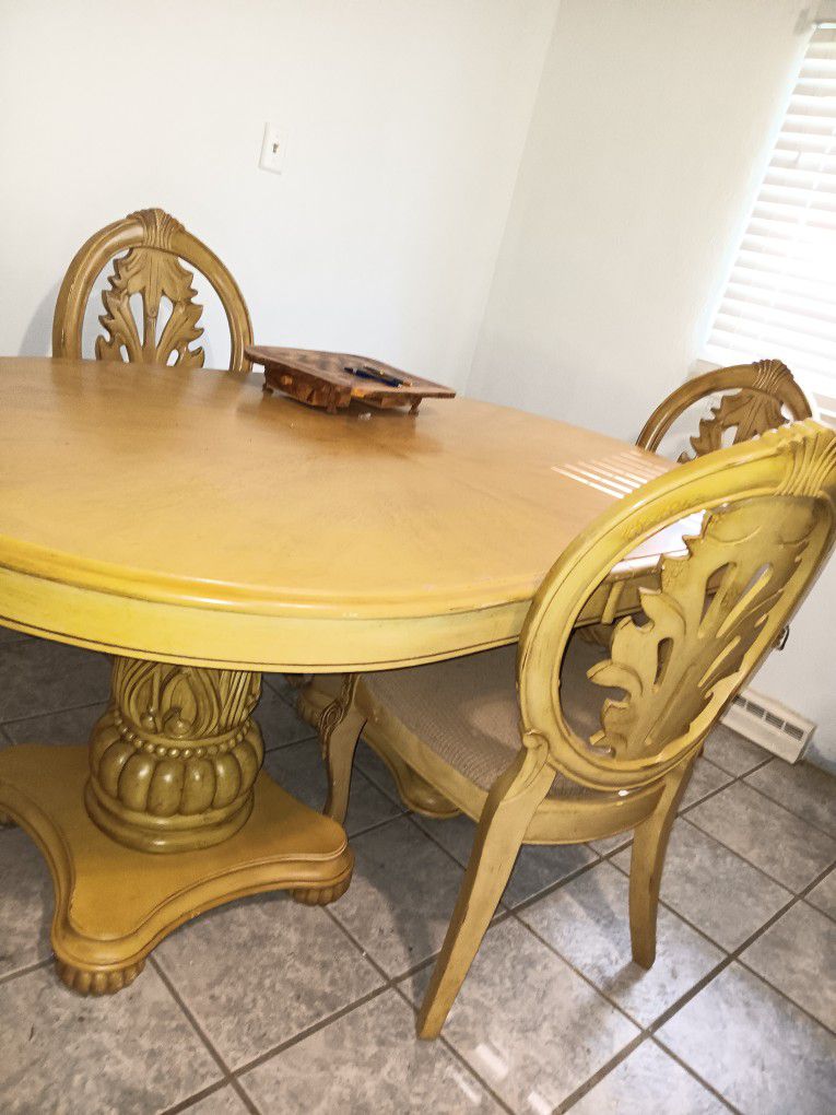 Real Wood Dining Table