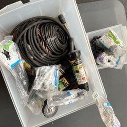 Drip System And Rainbird High Efficiency Sprinklers