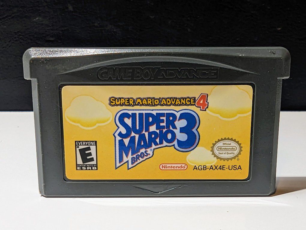 Super Mario Advance 4: Super Mario Bros. 3 GBA Game - Classic Platformer