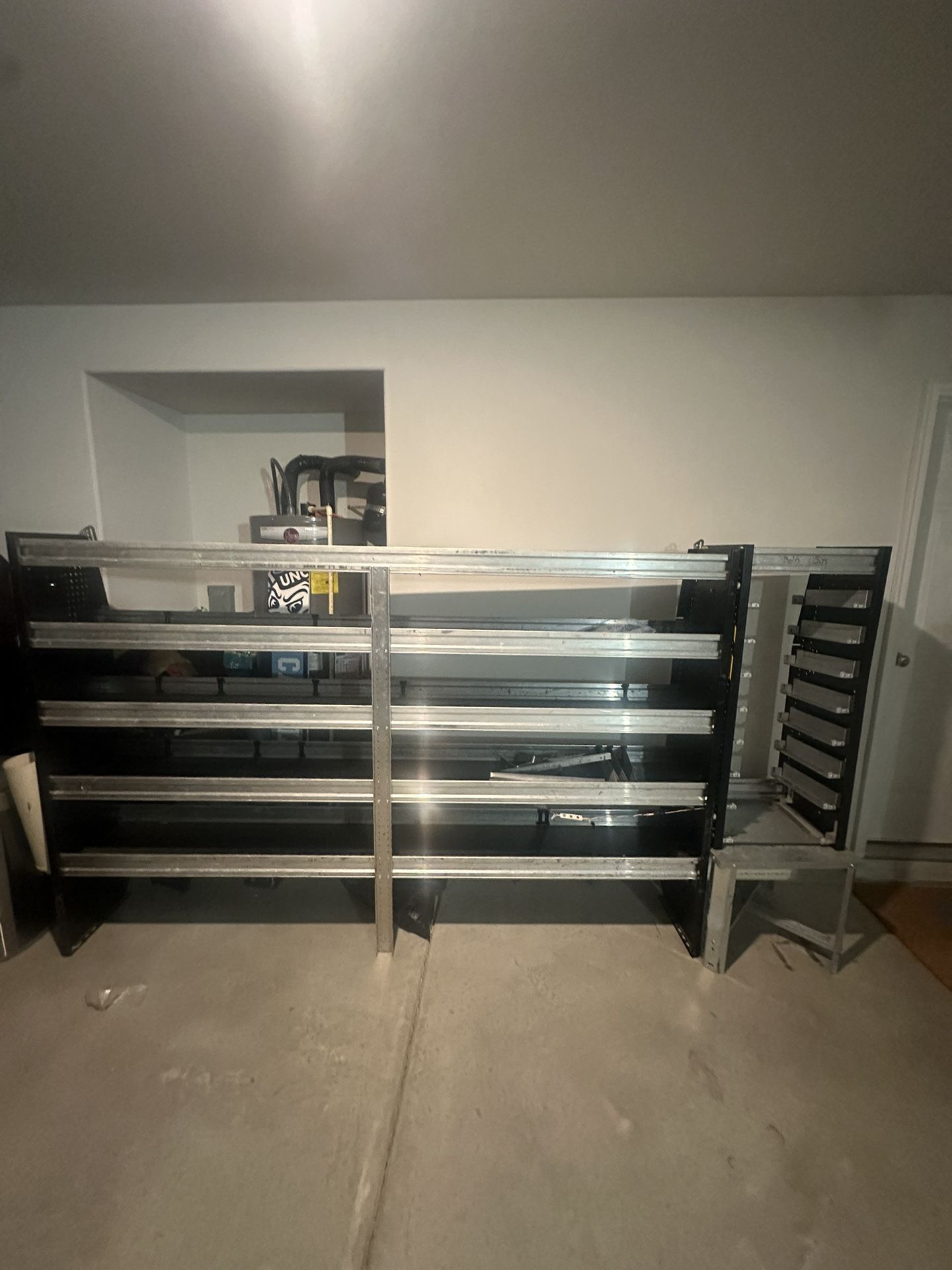 Van shelving system