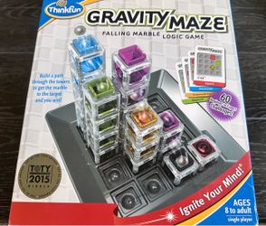 ThinkFun Gravity Maze Falling Marble Logic Game